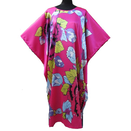 Kimono Robe Grand Taille Fushia Asiatique