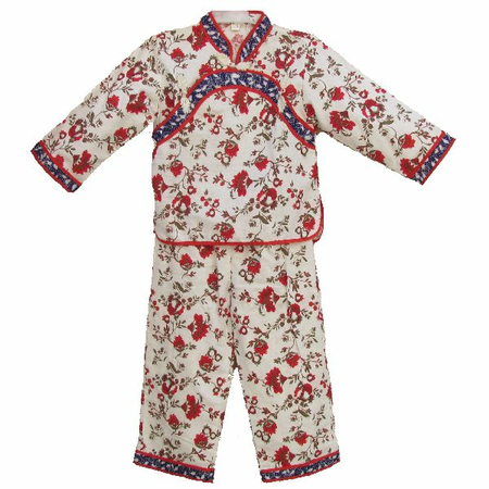 Pyjama Enfant Fille Fleur Asiatique